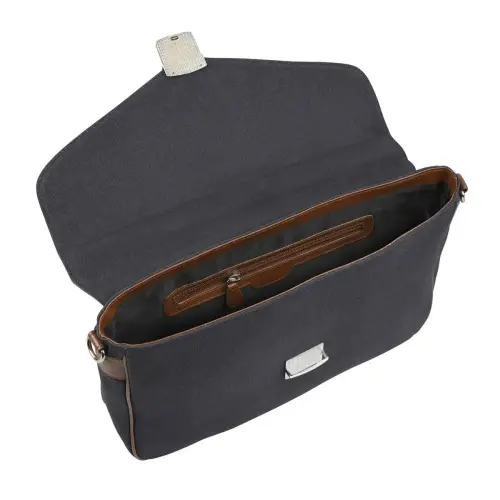 Sacoche fermoir metal - Cuir S1829 - 30x27x05 cm - Quo vadis photo du produit