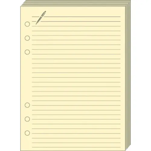 Fiches notes T21 Ivoire rep Recharge - 15x21 cm - Lignées - Quo Vadis photo du produit