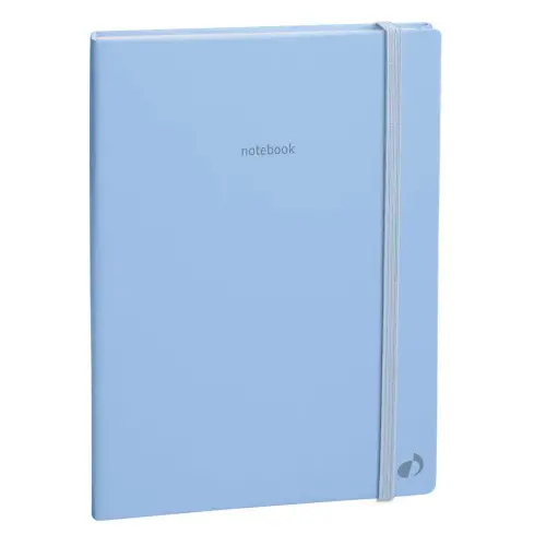Carnet A5 192 pages Pastel - 15x21 cm - avec élastique - Quo Vadis photo du produit