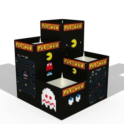 Set 4 pots crayons magnétiques Pac man - 13196 cm - Quo vadis photo du produit