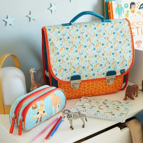 Cartable 36 Vintage - 2 compartiments Animascot - 36x30x14 cm - Quo vadis photo du produit
