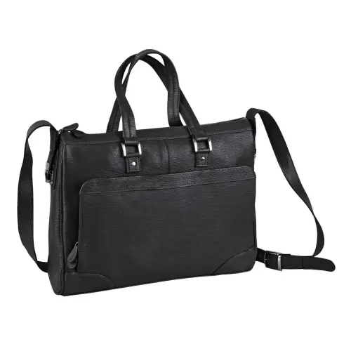 Sacoche Papillon - Cuir Eaton - 41,5x30x9 cm - Quo vadis photo du produit