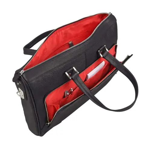 Sacoche Papillon - Cuir Eaton - 41,5x30x9 cm - Quo vadis photo du produit
