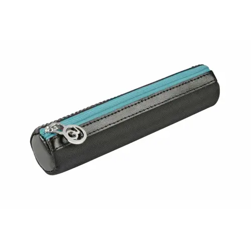 Trousse mini ronde - Cuir Holi - 17x3,5 cm - Quo vadis photo du produit