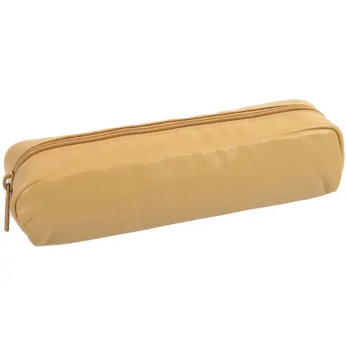 Trousse rectangle - Cuir Merinos - 20x6x4,5 cm - Quo vadis photo du produit