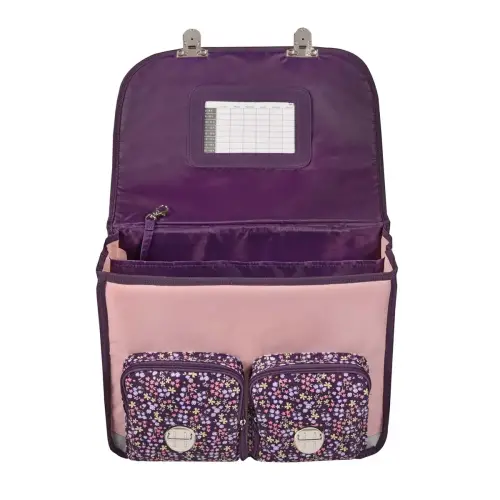 Cartable 38 Vintage - 2 compartiments Louise & Arthur - 38x30x14 cm - Quo vadis photo du produit