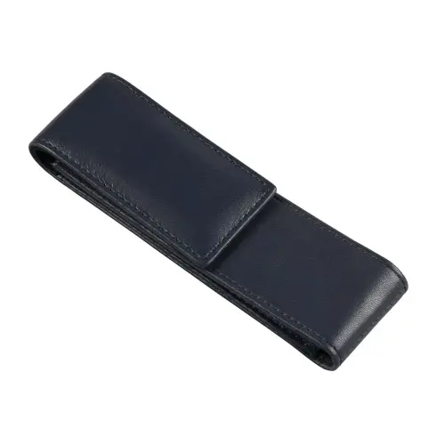 Etui 2 stylos Magnetic - Cuir Silky - 17x5,5x0,5 cm - Quo vadis photo du produit