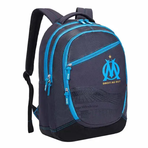 Sac à dos - 2 compartiments Olympique de Marseille - 32x43x14 cm - Quo vadis photo du produit
