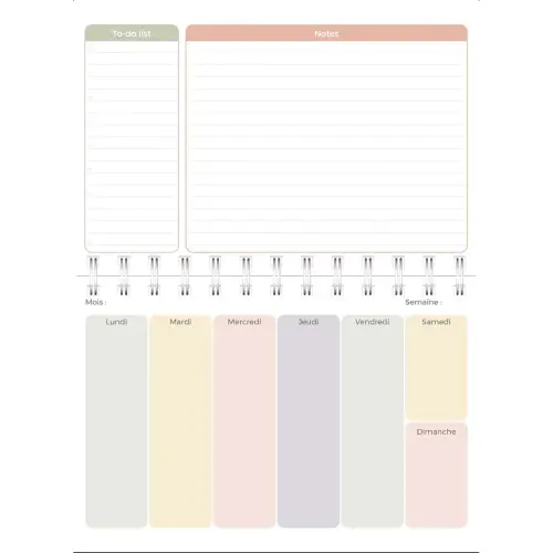 Agenda 17 S perp&eacute;tuel FR Eterny - 12x17 cm - Perp&eacute;tuel - Quo vadis photo du produit