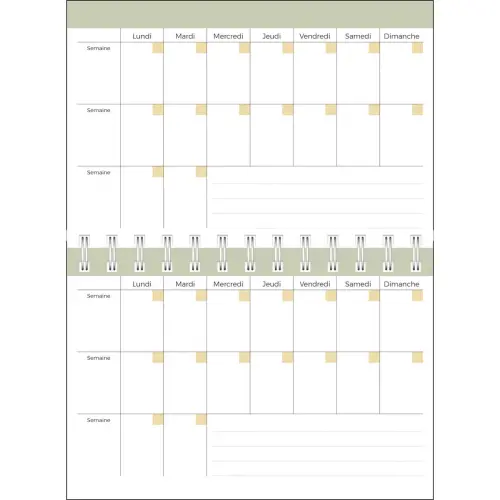 Agenda 17 S perp&eacute;tuel FR Eterny - 12x17 cm - Perp&eacute;tuel - Quo vadis photo du produit