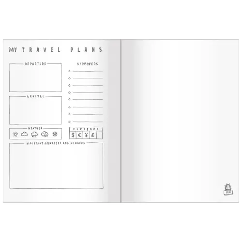 Carnet de voyages carnets thématiques - 15x21 cm - avec élastique - Quo vadis photo du produit