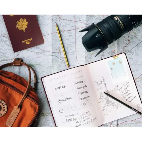 Carnet de voyages carnets thématiques - 15x21 cm - avec élastique - Quo vadis photo du produit