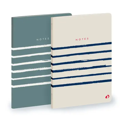 Carnets souples A5 - 64 pages Fantaisie par 2 - 15x21 cm - Quo vadis photo du produit