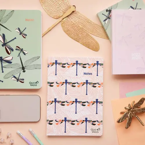 Carnet A5 192 pages Fly - 15x21 cm - finition ras&eacute; vif - Quo Vadis photo du produit