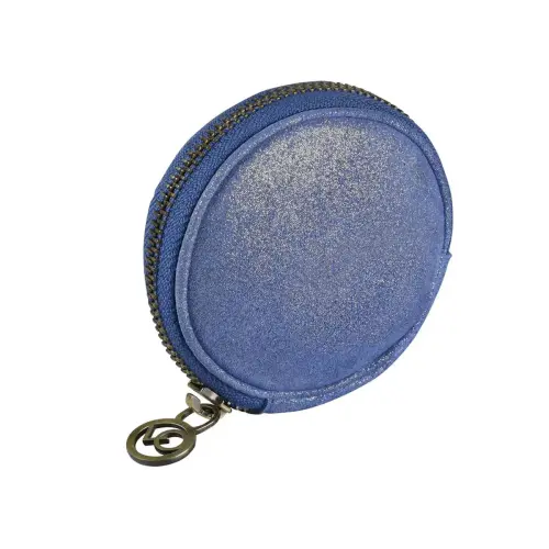 Porte-monnaie rond - Cuir Julo - 9x9x4 cm - Quo vadis photo du produit