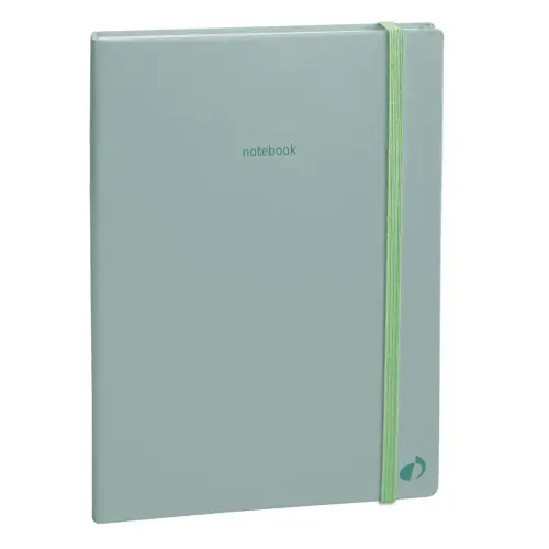 Carnet A5 192 pages Pastel - 15x21 cm - avec élastique - Quo vadis photo du produit