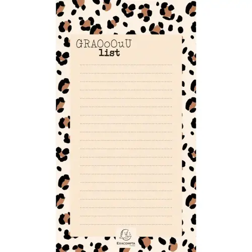 To do list Roar Clair 10x18 - Exacompta photo du produit