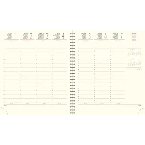 Sem. bureau Eurotime 18S Lily - Exacompta photo du produit