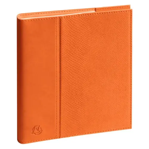 Agenda bi-matière effet python semaine sur 2 pages verticale 7 jours 7h-21h RDV 1/2h multilingue spirale intérieure - Exacompta photo du produit
