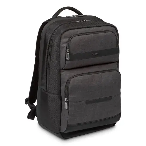 Sac à dos CitySmart simili-cuir noir et gris - Targus photo du produit