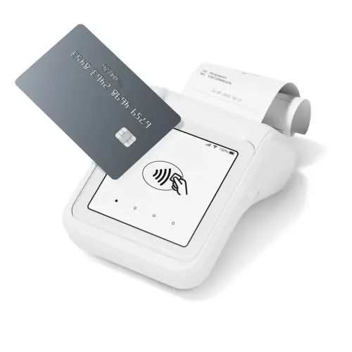 Lecteur de cartes à puce Solo batterie Wi-Fi + 4G blanc - Sumup photo du produit