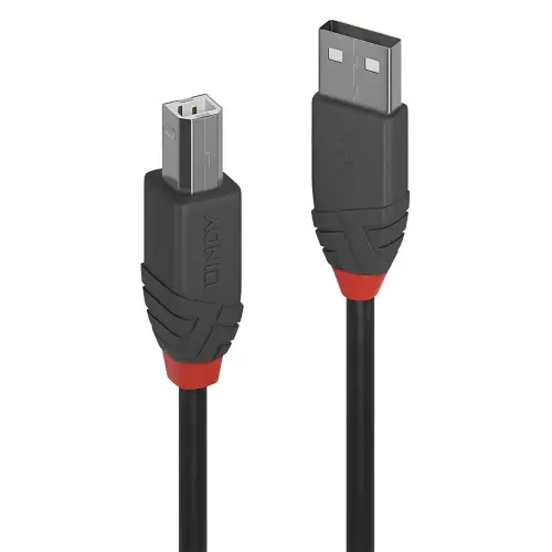 Câble USB 2.0 type A vers B Anthra Line 2 m - Lindy photo du produit
