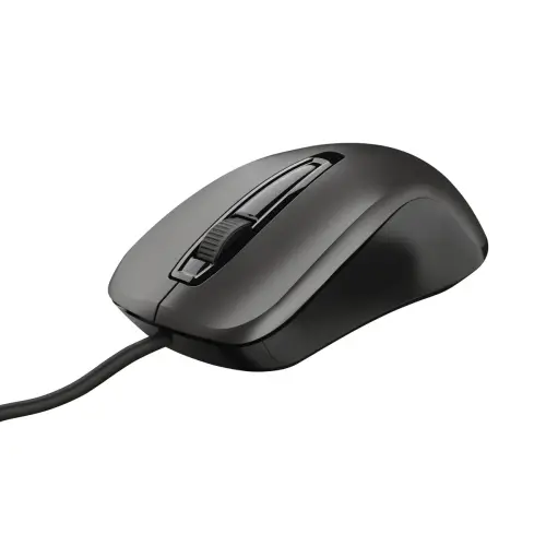 Souris filaire optique ambidextre Carve USB-A 1200 DPI - Trust photo du produit