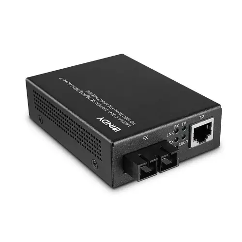 Convertisseur de média SC 10/100/1000 base-T vers 1000 base-fx - Lindy photo du produit