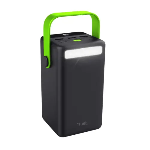 Batterie externe Redoh XXL 50 000 mAh noir et vert - Trust photo du produit