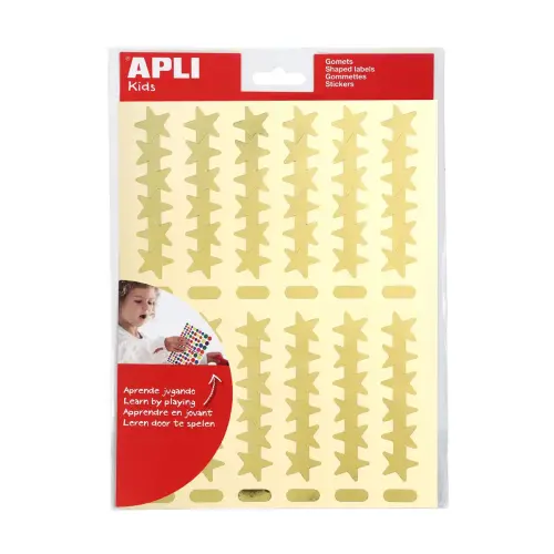 Etoiles or et argent 4 feuilles - Apli photo du produit