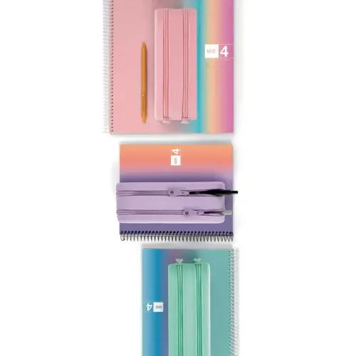 Présentoir de 16 trousses doubles en silicone Nordik - Apli photo du produit