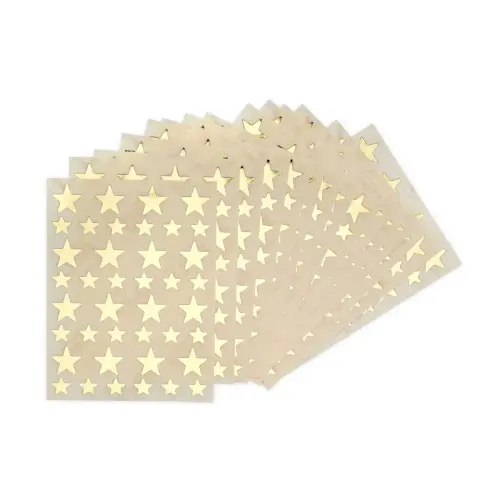 Gommettes étoiles or 17 feuilles - Apli photo du produit