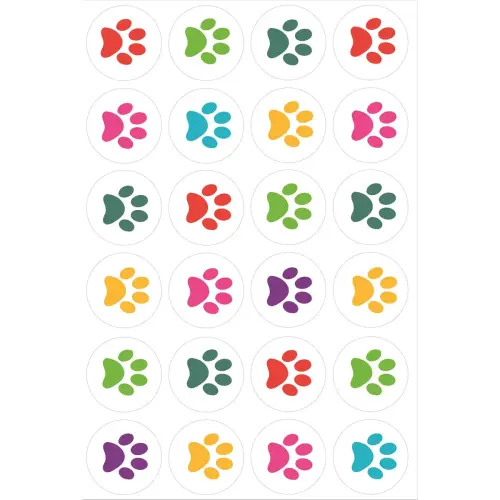 Gommettes empreintes de chat - 288 unit&eacute;s - Apli photo du produit