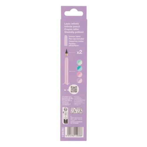 Crayon Infini mauve Nordik - Apli photo du produit