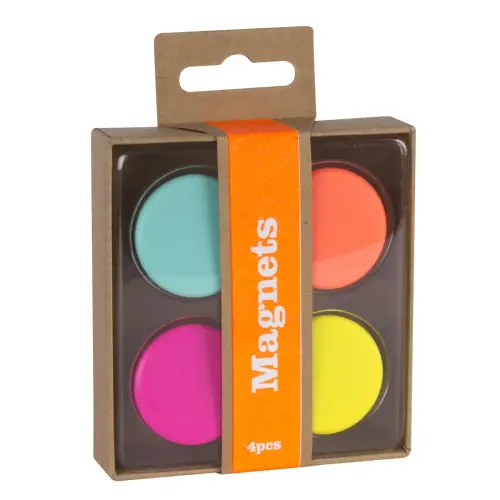 Aimants Fluor collection 4 unit&eacute;s - Apli photo du produit