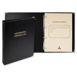 Registre classeur des Assemblées générales - LE DAUPHIN - Qualité luxe photo du produit