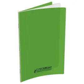 Cahier polypropyl&egrave;ne piq&ucirc;re 48P SEYES 90g vert photo du produit