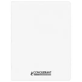 Cahier polypropylène piqûre 96P 5X5 90g photo du produit