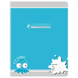 Cahier maternelle 32P - 90G DL 3MM 1 page double - 1 page unie photo du produit