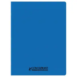 Cahier polypropylène piqûre 96P SEYES 240x320 90g bleu photo du produit