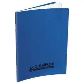 Cahier polypropyl&egrave;ne piq&ucirc;re 32P SEYES 90g bleu photo du produit
