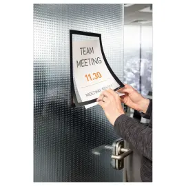 10 Cadres d'affichage adh&eacute;sif Duraframe -A4 - Blanc photo du produit