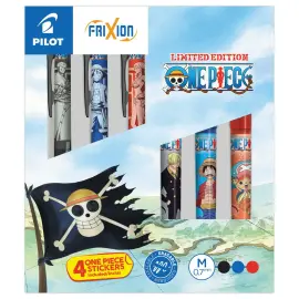 Coffret 3 stylos billes gels Frixion Ball + - Effaçables - Collection One Piece - PILOT photo du produit