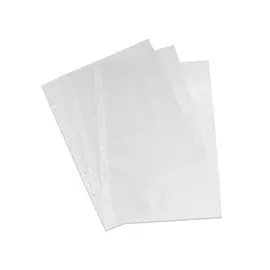 100 Pochettes perforées économiques en polypropylène - Format A4 photo du produit