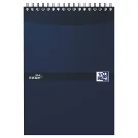 Bloc Task Manager - A5 - 140 pages - Bleu marine - Oxford photo du produit