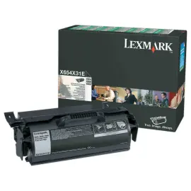 Toner LEXMARK X654X31E  noire corp. photo du produit