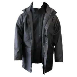 Parka 4 en 1 noir homme taille 9xl photo du produit
