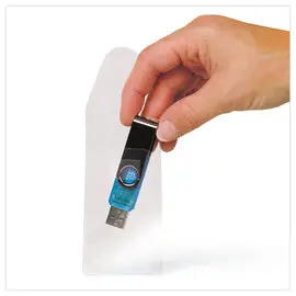 10 Pochettes adhésives pour clés USB - 3L photo du produit