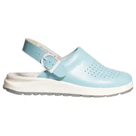 Sabot perforé avec boucle bleu taille 42 photo du produit