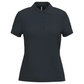 Polo piqué manches courtes femme navy taille xl photo du produit